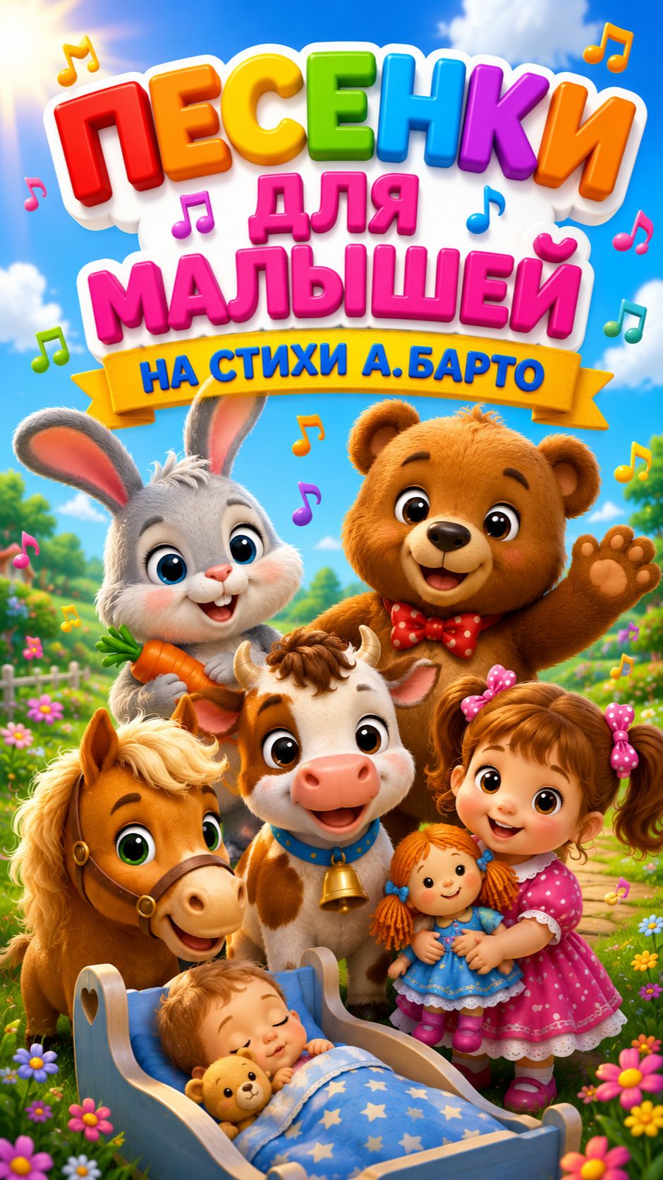 Любимые песенки для малышей- Мульт Сборник Песенок на стихи А. Барто!