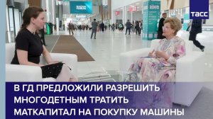 В ГД предложили разрешить многодетным тратить маткапитал на покупку машины