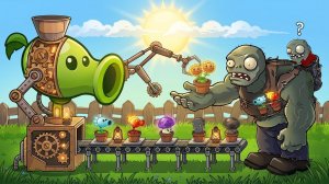 Растения против Зомби Fusion-Hybrid-Mod Plants vs Zombies PvZ мод Битва прохождение топ