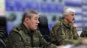 Глава Генштаба провел совещание в командном пункте группировки войск «Запад».