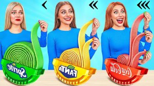 Быстрая Средняя или Медленная Скорость Еды Челлендж # Смешные Кухонные Войны от Mega DO Challenge