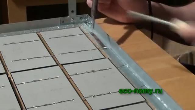 Сборка солнечной батареи