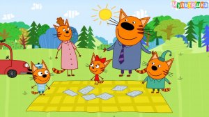 Три кота! Новые серии - игра. Мультики для детей. Яркие детские мультики смотреть!