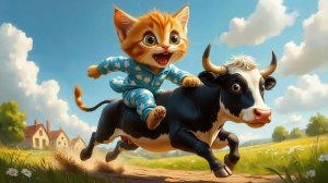 Мультики для детей.Веселая ферма котенка.