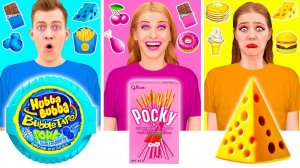24 Часа Едим Еду Одного Цвета Челлендж от TeamTeen Challenge