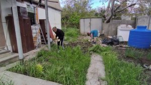Доченька приехала в гости помогать на участке/Мотивация на работу 14.5.26
