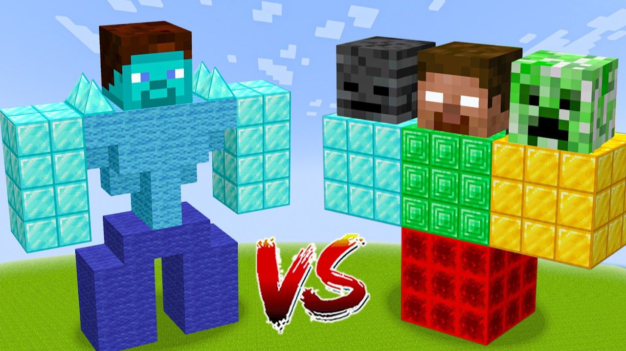 АЛМАЗНЫЙ Мутант СТИВ vs Всех Боссов - Minecraft Битва Мобов! смотреть онлайн