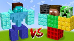 АЛМАЗНЫЙ Мутант СТИВ vs Всех Боссов - Minecraft Битва Мобов!