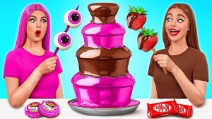 Шоколадный Фонтан Челлендж # Кухонные Лайфхаки и Хитрости от Mega DO Challenge
