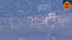 Боевая работа расчета БПЛА