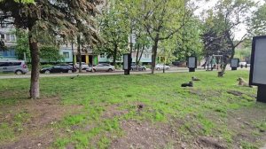 МАКЕЕВКА ЗЕЛЕНЫЙ ВЕЧЕРНЯЯ ПРОГУЛКА АЛЕЯ ПОБЕДЫ МАГАЗИНЫ И ТИХИЙ ПАРК