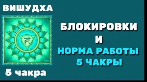 147  5 ЧАКРА ВИШУДХА. ЧЕМ БЛОКИРУЕТСЯ? НОРМА РАБОТЫ.