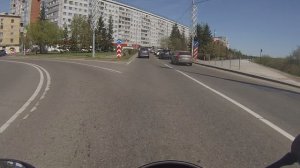 на R1 по Красноярску 160526 на открытие мото сизона