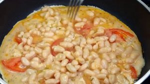 Белая фасоль с яйцами вкуснее пиццы готовьте хоть каждый день Никто не знает этот доступный рецепт