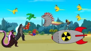 Годзилла против Сиреноголового Vengers： космическая и будущая битва сил ｜ кинематографичный экшен