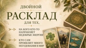 ⚡️ДВОЙНОЙ РАСКЛАД: если вас кто-то пытается задеть или если вы сами пытаетесь задевать других.