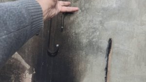 Газовая труба при пожаре не взорвалась-повезло