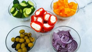 Это гораздо вкуснее греческого салата РЕЦЕПТ просят ВСЕ кто пробует! Простой рецепт