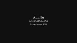 Показ женской коллекции Alena Akhmadullina весна-лето 2020