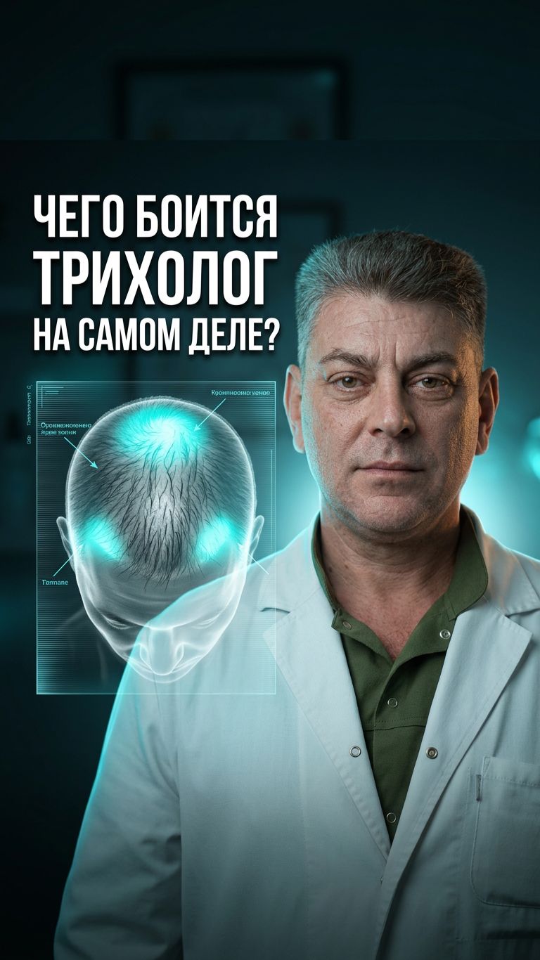 ⚠️ Чего боится трихолог: 5 признаков, что волосы нуждаются в диагностике