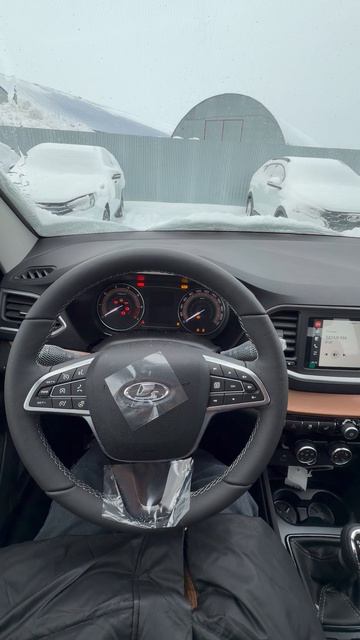 2025 LADA VESTA запуск в мороз