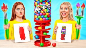 Кто Лучше Нарисует Предмет, Получит Его # Лайфхаки для Родителей от Mega DO Challenge