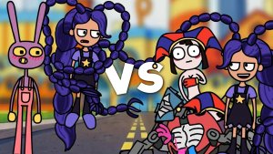 Битвы Персонажей Poppy Playtime 5 (Прототип, Помни, Джакс, Лили Лавбрейдс, ГугуГага)