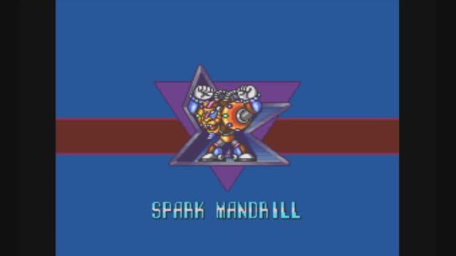 Super Nintendo (Snes) 16-bit Mega Man X 1 Stage 7 Spark Mandrill Прохождение