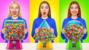 Геометрический Челлендж с Едой # Фантастические Лайфхаки с Едой с Mega DO Challenge