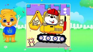 Детский развивающий мультфильм, пазлы, головоломка.
