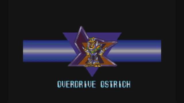 Super Nintendo (Snes) 16-bit Mega Man X 2 Stage 6 Overdrive Ostrich Прохождение