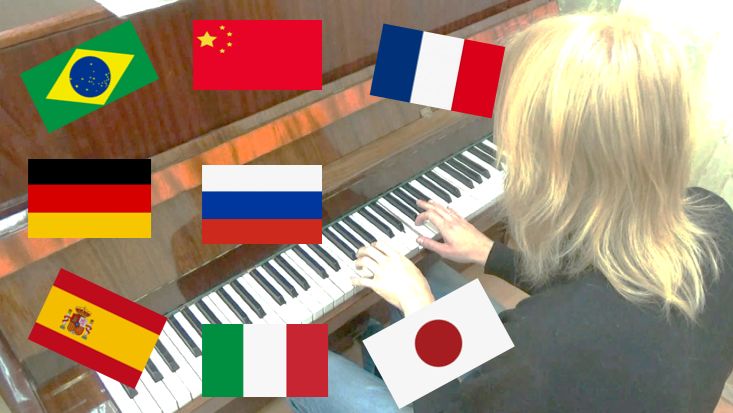 Музыка разных стран на фортепиано