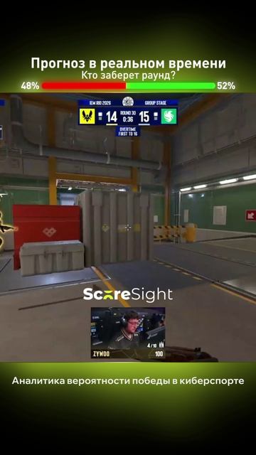 Falcons красиво прерывают стрик Vitality 🔥 #cs2#cs2clips#кс2