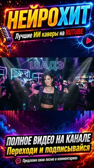 BY ИНДИЯ & XCHO & MOT — Шадэ (ИИ кавер, DANCE CLUB MIX от НЕЙРОХИТ новые песни и музыка 2026)