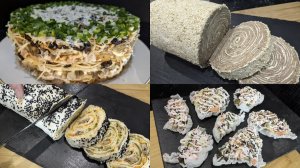 Закуски за 5 Минут на ПРАЗДНИЧНЫЙ СТОЛ! Вкусные и Быстрые закуски на прездничный стол!