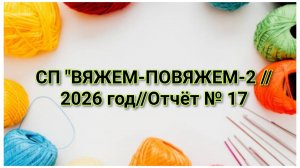 СП «ВЯЖЕМ-ПОВЯЖЕМ-2 //2026 год//Отчёт № 17