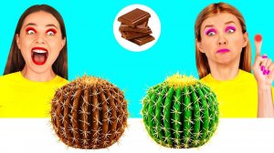 Челлендж. Шоколадная Еда vs Настоящая еда # Смешные Моменты от TeamTeen Challenge