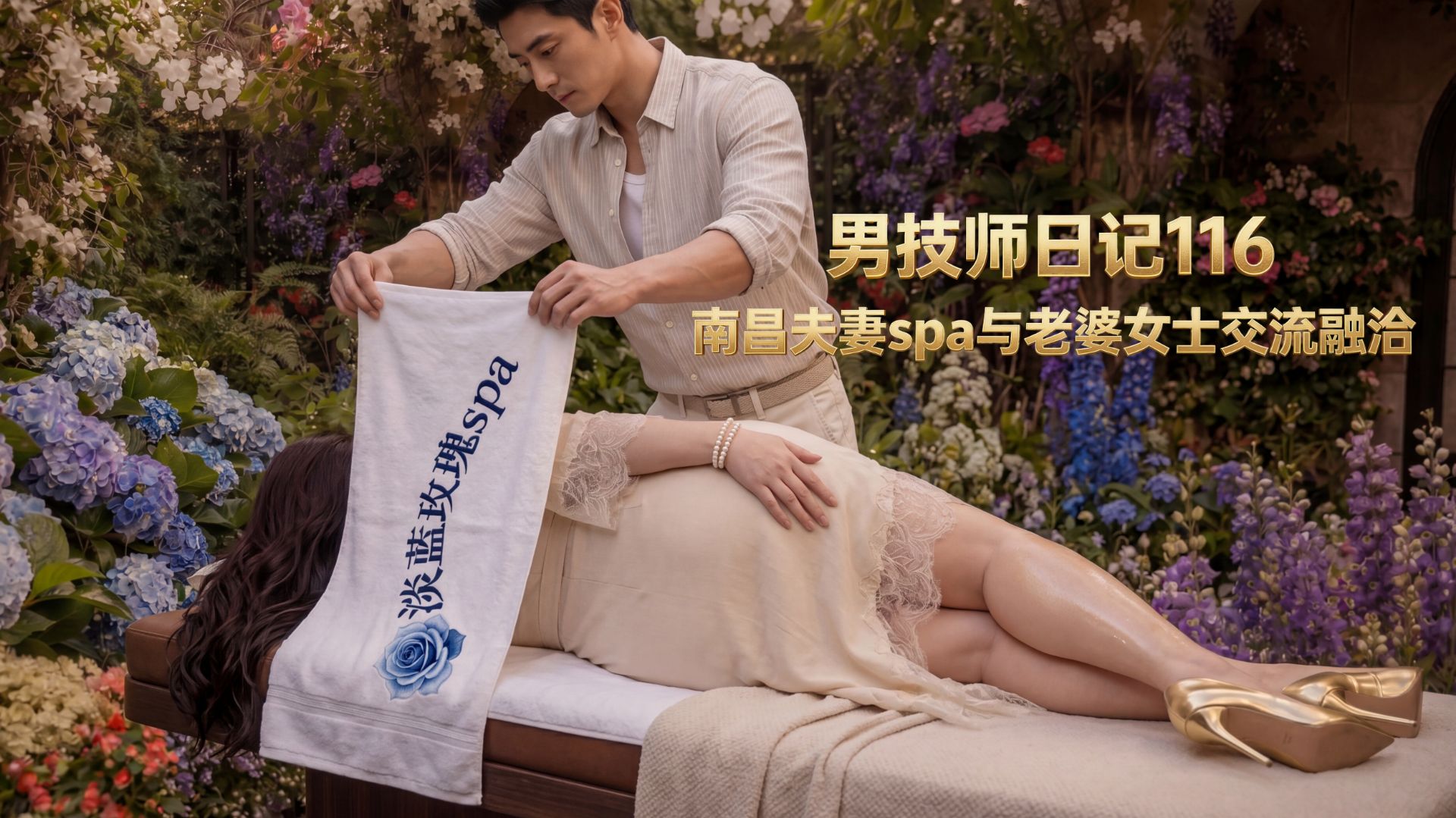 南昌夫妻spa酒店异性按摩完美体验老婆女士对男技师的技术十分满足