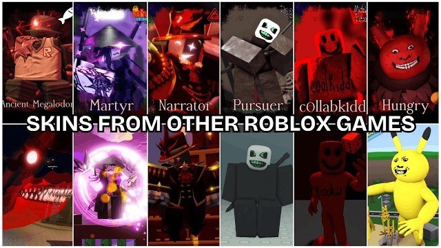 СКИНЫ УБИЙЦ ИЗ ДРУГИХ ИГР ROBLOX! | Roblox Forsaken
