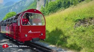 🚂 4к Видео СмартТВ ➤ 🌄 Железная Дорога Бриенц-Ротхорн! Швейцарская горная железная дорога! 🚂