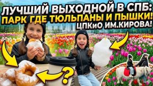 НЕ ПОВЕРИТЕ, ЧТО ЭТО В ПИТЕРЕ! Да день среди 100 000 тюльпанов в ЦПКиО им. Кирова!