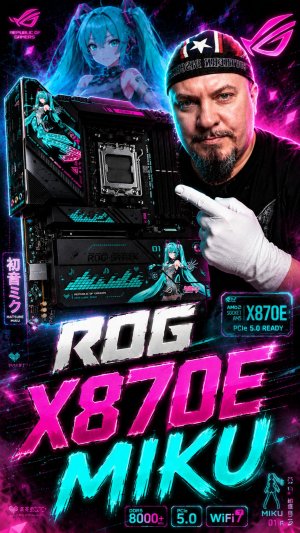 Asus Rog X870E Hatsune Miku: Обзор Самой Безумной Аниме-Платы