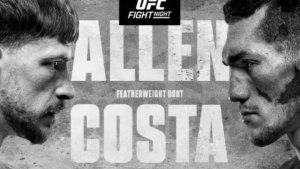 UFC FIGHT NIGHT 276: Аллен vs Коста | Текстовая трансляция
