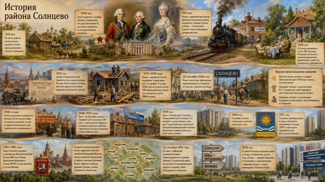 История района Солнцево в Москве