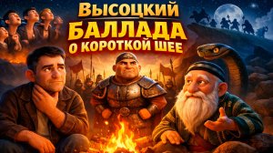 В.С.ВЫСОЦКИЙ — «БАЛЛАДА О КОРОТКОЙ ШЕЕ» | Восточная ПРИТЧА в 3D АНИМАЦИИ