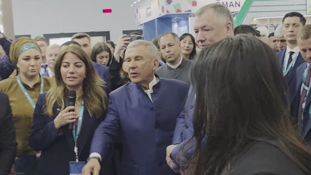 Раис Рустам Минниханов на Международном экономическом форуме Россия — Исламский мир KazanForum 2026