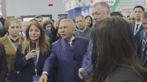 Раис Рустам Минниханов на Международном экономическом форуме Россия — Исламский мир KazanForum 2026
