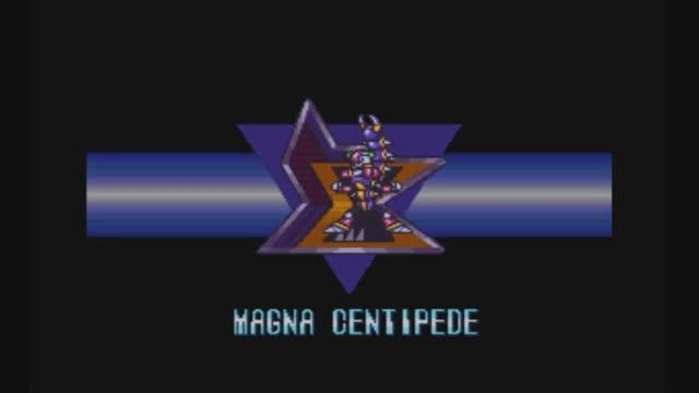 Super Nintendo (Snes) 16-bit Mega Man X 2 Stage 5 Magna Centipede Прохождение