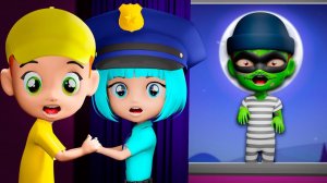 Девочка Полицейский против Зомби # Мультики для Малышей & Lights Kids Детские Песни