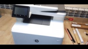 HP Color 377 / 477 / 452 Прижимной вал. Термопленка. Ремонт печки